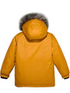 Wantdo Boys Warm Winter Coat Waterproof Ski Snow Parka Jacket with Faux Fur Hood 