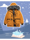 Wantdo Boys Warm Winter Coat Waterproof Ski Snow Parka Jacket with Faux Fur Hood 