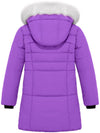 Wantdo Girl's Warm Winter Coat Quilted Puffer Jacket Hooded Parka Water Resistant 