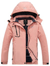 Wantdo Women's Waterproof Winter Coat Ski Jacket & Snow Rain Jacket with Hood Atna Core Pink S 