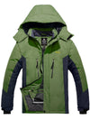 Wantdo Men's Mountain Jacket Waterproof Winter Ski Coat Fleece Snowboarding Jackets Atna 012 Grass Green S 