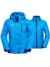 Wantdo Women's 3-in-1 Ski Jacket Waterproof Snowboard Jacket Winter Coat Alpine I Blue S 