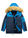 Wantdo Boys Waterproof Ski Jacket Winter Insulated Parka Hooded Navy 6/7 
