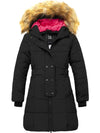 ZSHOW ZSHOW Girls' Long Winter Coat Parka Water Resistant Warm Puffer Jacket Black 6/7 