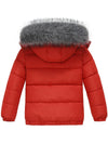 Wantdo Boy's Warm Winter Coat Quilted Puffer Jacket Water Resistant Hooded Parka 