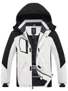 Wantdo Men's Waterproof Ski Jacket Snowboarding Warm Coat Winter Snow Outerwear Atna 022 White S 