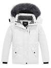 ZSHOW ZSHOW Girls' Winter Coat Soft Fleece Lined Cotton Padded Puffer Jacket Ivory White 6/7 