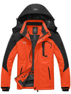 Wantdo Men's Waterproof Ski Jacket Fleece Winter Coat Windproof Rain Jacket Atna Core 