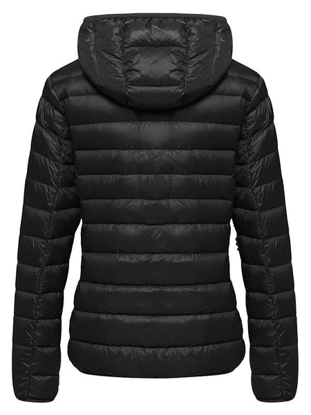 TSLA Women's Lightweight Packable Accent Puffer Jackets w Hood,  Water-Resistant