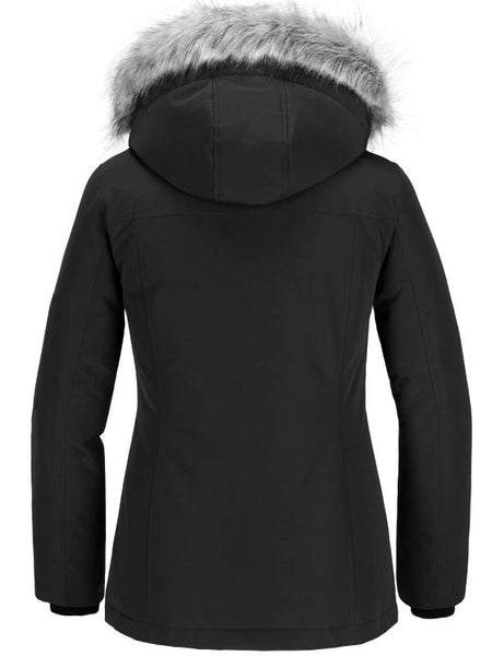 ジャケット・アウター fur docking multi pocket hooded coat Wantdo Men's Winter Coat Recycled Padded Winter Jacket