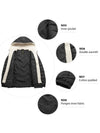 Wantdo Women's Winter Coats Hooded Windproof Puffer Jacket Valley III 