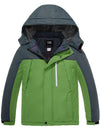 ZSHOW ZSHOW Boy's Waterproof Ski Jacket Windbproof Thick Winter Parka Coat Grass Green 6/7 