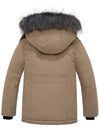 ZSHOW ZSHOW Boy's Mid-Length Hooded Winter Coat Thicken Puffer Jacket 