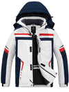 Wantdo Men's Windproof Snowboarding Jacket Mountain Waterproof Ski Jacket Atna 016 White S 