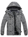 Wantdo Women's Waterproof Winter Coat Ski Jacket & Snow Rain Jacket with Hood Atna Core Black Print S 