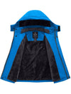 Wantdo Boy's Waterproof Ski Jacket Fleece Snowboarding Jackets Warm Thick Winter Coat 