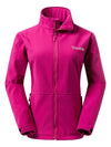 Women's Outdoor Front-Zip Windproof Softshell Jacket
