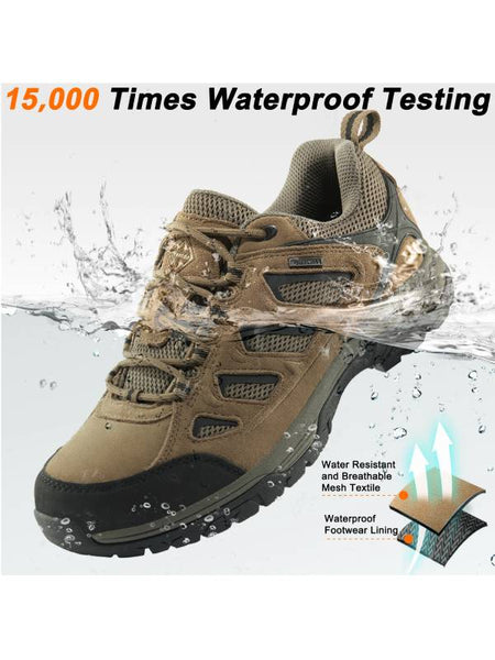 Wantdo Men's Winter Snow Boots Waterproof Non Slip Insulated Warm Hiking  Boots