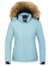 Women's Waterproof Ski Jacket Hooded Snow Coat Mountain Fleece Winter Parka Atna 125
