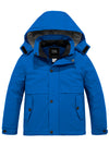 ZSHOW ZSHOW Boys' Waterproof Ski Jacket Warm Winter Coat Thick Hooded Snow Coat Blue 6/7 