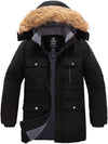 Wantdo Men's Warm Winter Coat Parka Thicken Insulated Puffer Jacket Acadia 2 Black S 