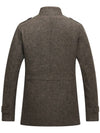 Wantdo Men's Wool Blend Pea Coat Winter Jackets 