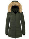 Women's Winter Coat Puffer Coats with Removable Faux Fur Hood Acadia 27