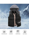 Wantdo Men's Winter Puffer Vest Quilted Padded Winter Sleeveless Jacket 