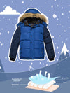 Wantdo Boys Hooded Puffer Jacket Thick Warm Winter Coat 