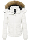 Women's Quilted Puffer Jacket Padded with Faux Fur Hooded Valley II