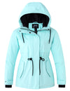 Skieer Women's Waterproof Ski Jacket Hooded Fleece Winter