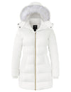 ZSHOW Women's Winter Coat Warm Quilted Thigh-Length Puffer Jacket