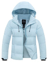 Women's Recycled Winter Coat Waterproof Puffer Jackets With Hood