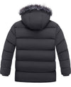 Wantdo Men's Big and Tall Winter Coat Windproof Hooded Winter Padded Puffer Parka Jacket