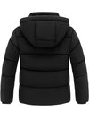 Wantdo Boy's Winter Coat Quilted Hooded Parka Jacket Water Resistant Windproof Puffer Jacket