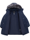 ZSHOW Girls' Winter Coat Warm Winter Parka Jacket Removable Hooded Insulated Puffer Jacket