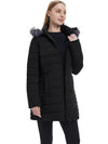 Wantdo Women's Winter Coat Hip-Length Warm Puffer Jacket Quilted Winter Jacket with Hood