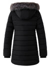 Wantdo Women's Winter Coat Hip-Length Warm Puffer Jacket Quilted Winter Jacket with Hood