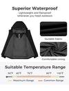 Men's Lightweight Windbreaker Jackets Waterproof Hooded Rain Jacket Windproof Outdoor Coat