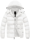 Men's Warm Puffer Jacket Winter Coat with Removable Hood Valley I