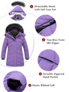 ZSHOW ZSHOW Girls' Winter Coat Water Resistant Long Parka 