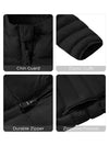 Men's Winter Jacket Hooded Lightweight Winter Coat Packable Puffer Jacket