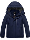 ZSHOW ZSHOW Boy's Waterproof Ski Jacket Windbproof Thick Winter Parka Coat Navy 6/7 