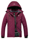 womens heavy winter coats Blending Purple