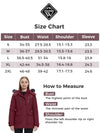 Wantdo Women's Waterproof Jacket Insulated Winter Coat Winter Puffer Coat with Removable Faux Fur Hood