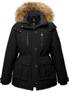 Women's Plus Size Puffer Jacket