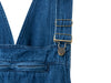 Denim Bib Overalls for Men Relaxed Fit Work Jeans Workwear