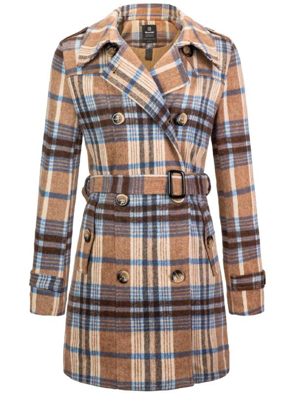 A-wende（オウェンド）Plaid Crop Trench coat（Plaid Trench
