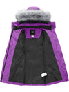 ZSHOW ZSHOW Girls' Long Winter Parka Coat Fleece Puffer Jacket with Detachable Hood 