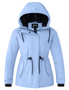 Skieer Women's Waterproof Ski Jacket Hooded Fleece Winter